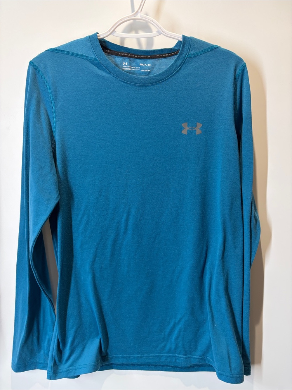 Under Armour Men's Long Sleeve Performance Tee - Teal Blue